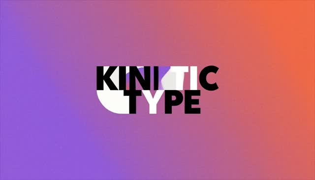 20 KINETIC TYPE: кинетическая типографика