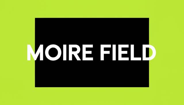 62 MOIRE FIELD: интерференционный муар
